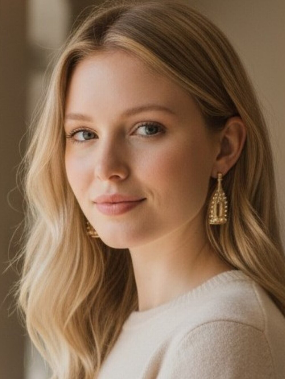 kate spade x Target Goldtone Champagne Bottle stud Earrings